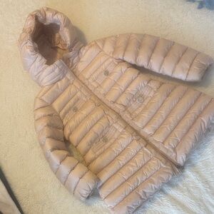 Moncler Kids Baby Pink Puffer Jacket